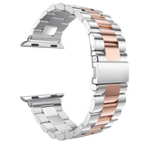Classic Metal Stainless Steel Band for Apple Watch 44mm 40mm 38mm 42mm Link Bracelet Strap for IWatch Series 1 2 3 4 Watchband