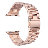 Classic Metal Stainless Steel Band for Apple Watch 44mm 40mm 38mm 42mm Link Bracelet Strap for IWatch Series 1 2 3 4 Watchband