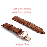 Genuine Leather Watch Band Strap for Samsung Galaxy gear s3 Galaxy 42mm 46mm Active watch Band 18mm 20m 24mm leather 22mm band