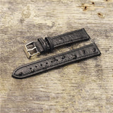 Onthelevel Genuine Retro Ostrich Leather Watch Strap 18mm 20mm 22mm Ostrich Pattern Watchband With Quick Release Spring bar#C