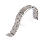 Metal Bracelets For Men Women 12 14 16 18 20 22 24mm Replacement Band Strap Silver Stainless Steel Straight End Watch Band Strap