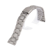 Metal Bracelets For Men Women 12 14 16 18 20 22 24mm Replacement Band Strap Silver Stainless Steel Straight End Watch Band Strap