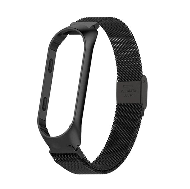 Mi Band 3 Wrist Watch Strap Band Metal Screwless Stainless Steel For Xiaomi Miband 3 Strap Bracelet Miband 3 Wristbands Pulseira