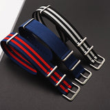 Hight Quality Nato Style Nylon 20mm 22mm Watchband James Bond 007 Military Casual Watch Strap Army Sport Watch Band