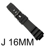 Watchband Silicone Rubber Band Men Sports Diving Black Strap For CASIO Replace Electronic Wristwatch Belt Watch Accessories