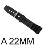 Watchband Silicone Rubber Band Men Sports Diving Black Strap For CASIO Replace Electronic Wristwatch Belt Watch Accessories