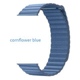 Genuine Leather loop strap for apple watch band 42mm 38mm 44mm 40mm Leather Magnetic loop bracelet iwatch series 4 3 Accessories