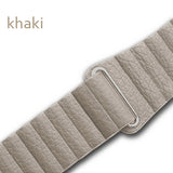 Genuine Leather loop strap for apple watch band 42mm 38mm 44mm 40mm Leather Magnetic loop bracelet iwatch series 4 3 Accessories