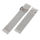 Stainless Steel Watch Band Universal Metal Watch Strap Bracelet Black Silver 12mm-24mm ремешок для часов