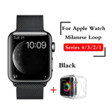 Milanese Loop Strap For Apple Watch Band series 1/2/3 42mm 38mm Bracelet Stainless Steel for iwatch series 4 40mm 44mm watchband