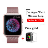 Milanese Loop Strap For Apple Watch Band series 1/2/3 42mm 38mm Bracelet Stainless Steel for iwatch series 4 40mm 44mm watchband