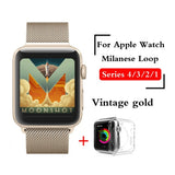 Milanese Loop Strap For Apple Watch Band series 1/2/3 42mm 38mm Bracelet Stainless Steel for iwatch series 4 40mm 44mm watchband