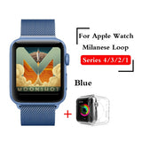 Milanese Loop Strap For Apple Watch Band series 1/2/3 42mm 38mm Bracelet Stainless Steel for iwatch series 4 40mm 44mm watchband