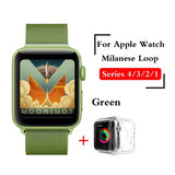 Milanese Loop Strap For Apple Watch Band series 1/2/3 42mm 38mm Bracelet Stainless Steel for iwatch series 4 40mm 44mm watchband