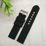 HENGRC Watch Band Strap 18 20 22 24mm Sports Nylon Nato Strap Handmade Canvas Watchbands Stainless Steel Buckle