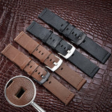 20mm 22mm Genuine Leather Watch Band Strap For Samsung Galaxy Watch 42 46mm Gear S3 Sport Watchband Quick Release 18 24mm