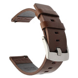 20mm 22mm Genuine Leather Watch Band Strap For Samsung Galaxy Watch 42 46mm Gear S3 Sport Watchband Quick Release 18 24mm