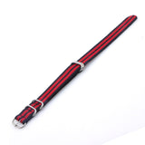 1pcs Nylon Resistant Straps18mm 20mm 22mm 24mm Nylon Band Watch NATO Strap Zulu Watchband Buckle Ring