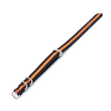 1pcs Nylon Resistant Straps18mm 20mm 22mm 24mm Nylon Band Watch NATO Strap Zulu Watchband Buckle Ring