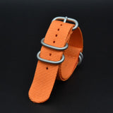 New ZULU NATO Watch Strap Fashion Silver 5 Loop Nylon Watch Band 20mm 22mm 24mm Striped Men Replacement Band