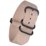 Buy 2 Get 10% OFF) Nato black Ring Buckle 18mm 20mm 22mm 24mm Watchbands Men Women Watches Strap Wristwatch Band Buckle zulu
