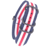 Buy 2 Get 10% OFF) Nato black Ring Buckle 18mm 20mm 22mm 24mm Watchbands Men Women Watches Strap Wristwatch Band Buckle zulu