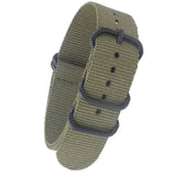 Buy 2 Get 10% OFF) Nato black Ring Buckle 18mm 20mm 22mm 24mm Watchbands Men Women Watches Strap Wristwatch Band Buckle zulu