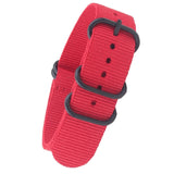 Buy 2 Get 10% OFF) Nato black Ring Buckle 18mm 20mm 22mm 24mm Watchbands Men Women Watches Strap Wristwatch Band Buckle zulu