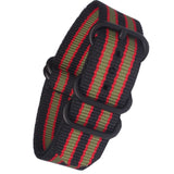 Buy 2 Get 10% OFF) Nato black Ring Buckle 18mm 20mm 22mm 24mm Watchbands Men Women Watches Strap Wristwatch Band Buckle zulu