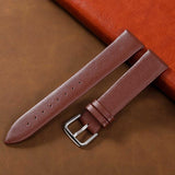 Genuine Leather Watchband 18mm 20mm 14mm 16mm 22mm Wrist Watch Strap Men High Quality Brown Black Watchbands Bracelet Belt Band