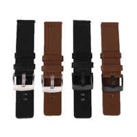 Men Leather Watch Band Sport Diver Waterproof Strap Replacement 18mm 20mm 22mm 24mm