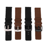 Men Leather Watch Band Sport Diver Waterproof Strap Replacement 18mm 20mm 22mm 24mm