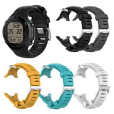 Silicone Watch Band Strap Sport Soft Diving Rubber Clock Watchbands Wrist Strap Buckle for SUUNTO D6 Dive/D6I NOVO/D6I ZULU