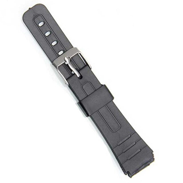 Watchband Silicone Rubber Band Men Sports Diving Black Strap For  Replace Electronic Wristwatch Belt Watch Accessories 16MM 18MM