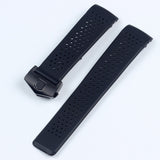 High Quality Silicone Watchbands For CARRERA AQUARACER Watch Band Strap 22MM 24MM Men's Sports Diving Strap Waterproof rubber