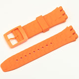 21mm Watchband Watch accessories for SWATCH DIVING Silicone Watch Band Rubber Watch Strap Black,White,Army Green,Orange,Yellow