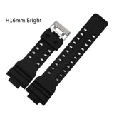 Watchband Silicone Rubber Band Men Sports Diving Black Strap For CASIO Replace Electronic Wristwatch Belt Watch Accessories