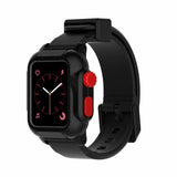 For Apple Watch Series 4 40/44mm Waterproof Watch Band Diving Shockproof Impact Resistant Case+Rubber Strap For Series 2 3 42mm