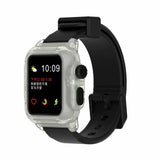 For Apple Watch Series 4 40/44mm Waterproof Watch Band Diving Shockproof Impact Resistant Case+Rubber Strap For Series 2 3 42mm
