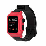 For Apple Watch Series 4 40/44mm Waterproof Watch Band Diving Shockproof Impact Resistant Case+Rubber Strap For Series 2 3 42mm