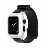 For Apple Watch Series 4 40/44mm Waterproof Watch Band Diving Shockproof Impact Resistant Case+Rubber Strap For Series 2 3 42mm