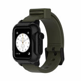 For Apple Watch Series 4 40/44mm Waterproof Watch Band Diving Shockproof Impact Resistant Case+Rubber Strap For Series 2 3 42mm