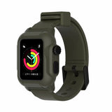 For Apple Watch Series 4 40/44mm Waterproof Watch Band Diving Shockproof Impact Resistant Case+Rubber Strap For Series 2 3 42mm