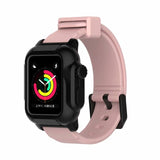 For Apple Watch Series 4 40/44mm Waterproof Watch Band Diving Shockproof Impact Resistant Case+Rubber Strap For Series 2 3 42mm