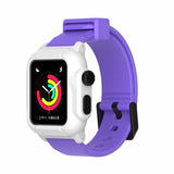 For Apple Watch Series 4 40/44mm Waterproof Watch Band Diving Shockproof Impact Resistant Case+Rubber Strap For Series 2 3 42mm