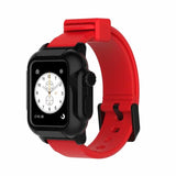 For Apple Watch Series 4 40/44mm Waterproof Watch Band Diving Shockproof Impact Resistant Case+Rubber Strap For Series 2 3 42mm