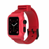 For Apple Watch Series 4 40/44mm Waterproof Watch Band Diving Shockproof Impact Resistant Case+Rubber Strap For Series 2 3 42mm
