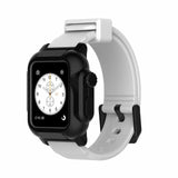 For Apple Watch Series 4 40/44mm Waterproof Watch Band Diving Shockproof Impact Resistant Case+Rubber Strap For Series 2 3 42mm