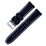Carty Soft Silicone Watch Band Men 20mm 22mm 24mm 26mm Rubber Watch Strap Waterproof  diving Watch Orange Blue Red Grey