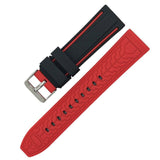 Soft Silicone Watchband 20mm 22mm 24mm 26mm Rubber Diving Waterproof Replacement Bracelet Band Strap Watch Accessories